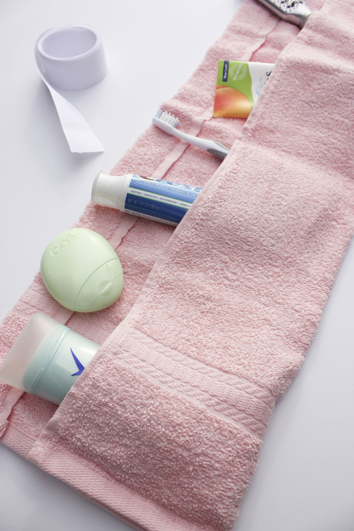 DIY Towel Travel Pack